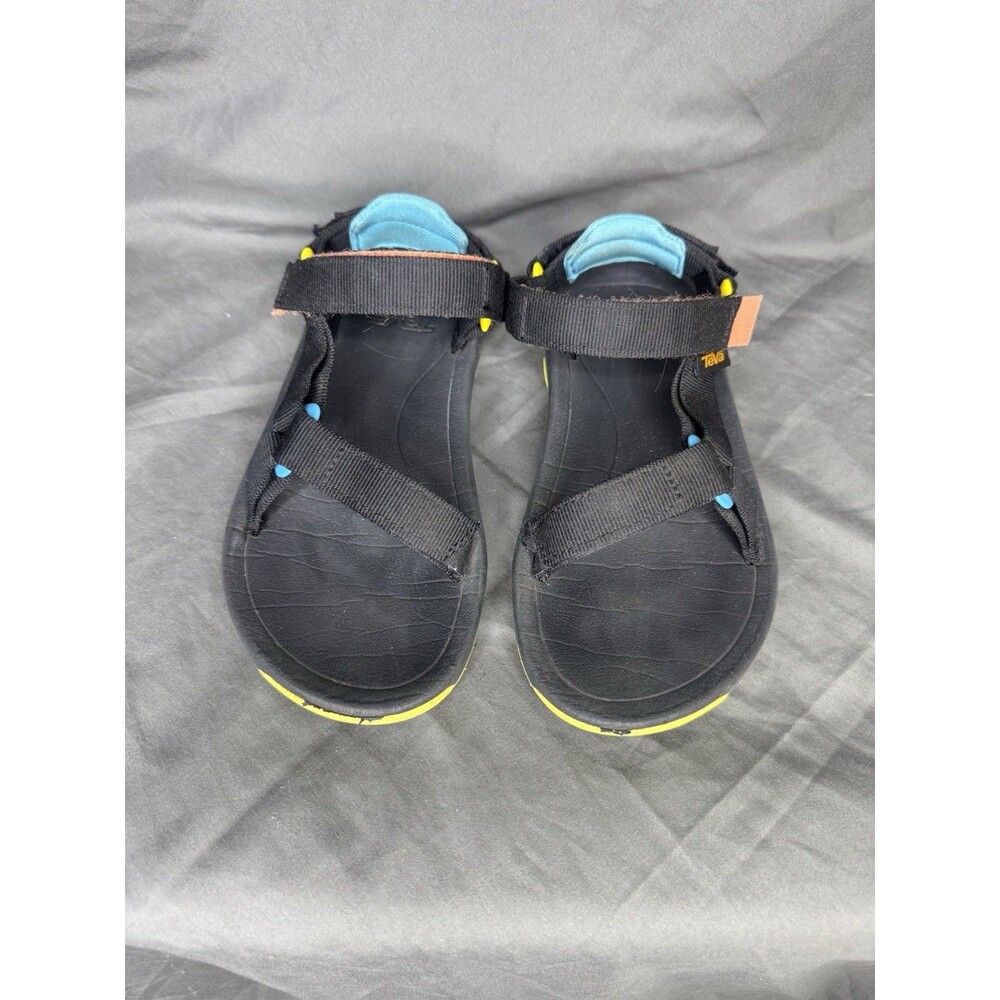 Teva Kids Hurricane XLT2 Sandals Blue Yellow Strappy Slip On Outdoors Size 1 - Picture 9 of 10
